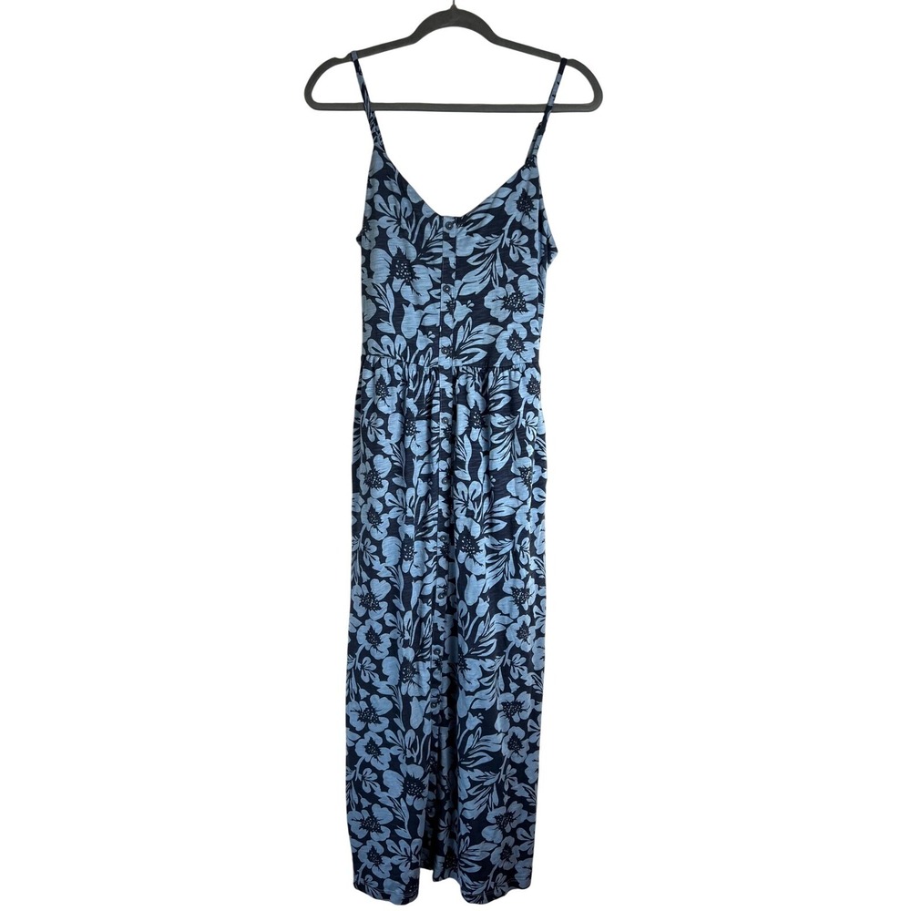 MARKET‎ & SPRUCE Mira Tropical Hibiscus Spaghetti Strap Maxi Dress Size Small - Picture 3 of 13
